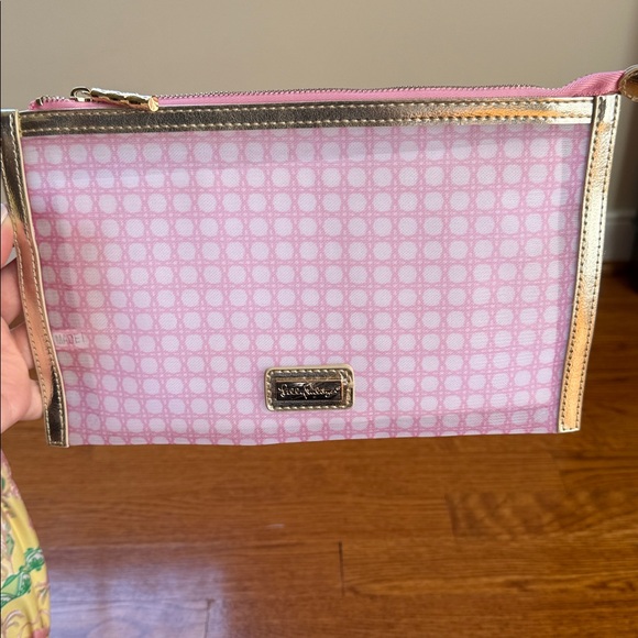 NWT Lilly Pulitzer Tropical Oasis Large Cooler Bag Canvas Tote w/ Matching Pouch - Picture 13 of 16